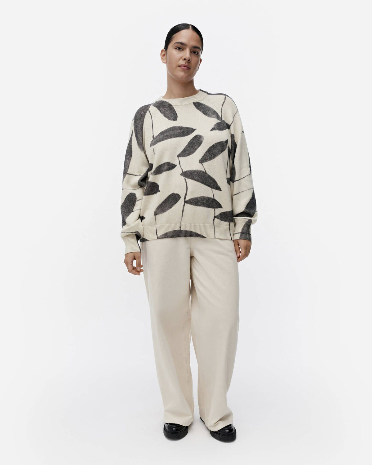 Viivoja Paju knitted pullover