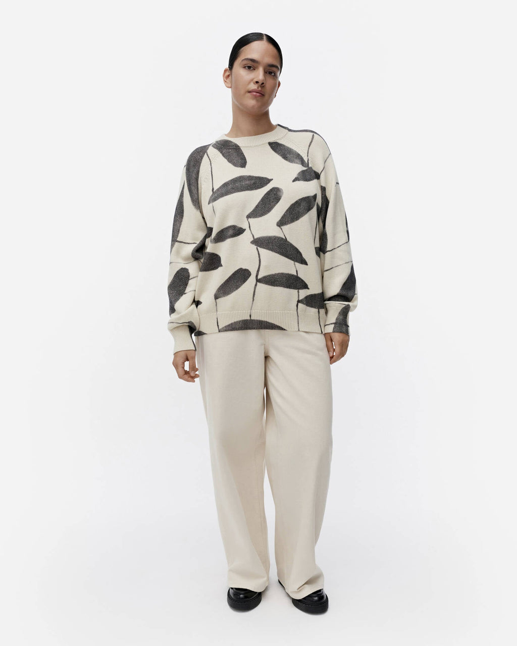 Viivoja Paju knitted pullover