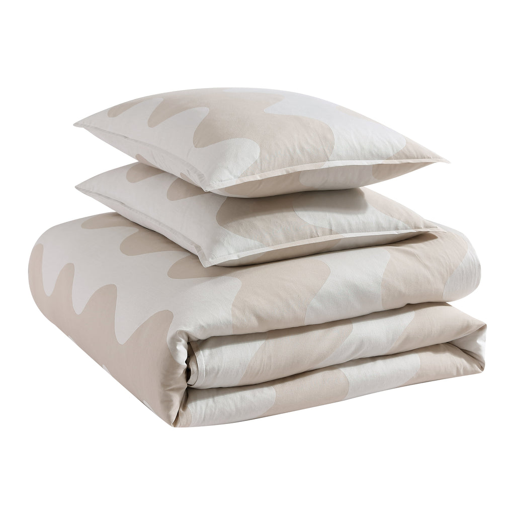 Marimekko Lokki Open-Lt Beige King Duvet Cover Set