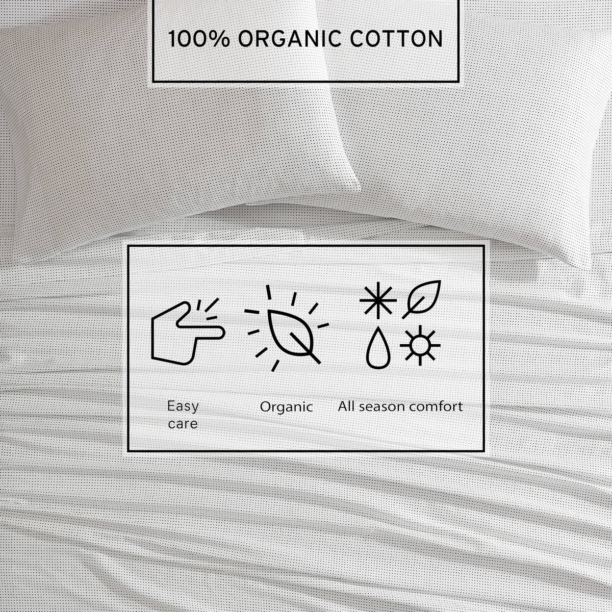 Marimekko Muru Open Navy King Sheet Set