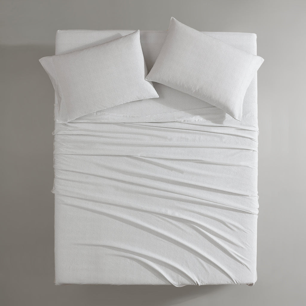 Marimekko Muru Open Navy Queen Sheet Set