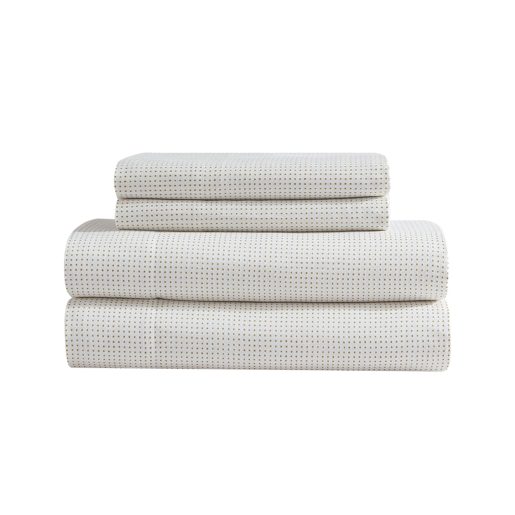 Marimekko Muru Open Light Beige King Sheet Set