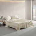 Marimekko Pikku Rasymatto Open Medium Beige Queen Sheet Set