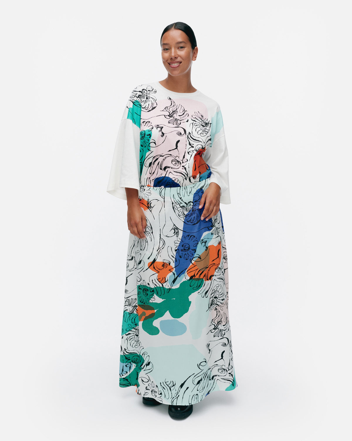 Keveä Blomblom skirt