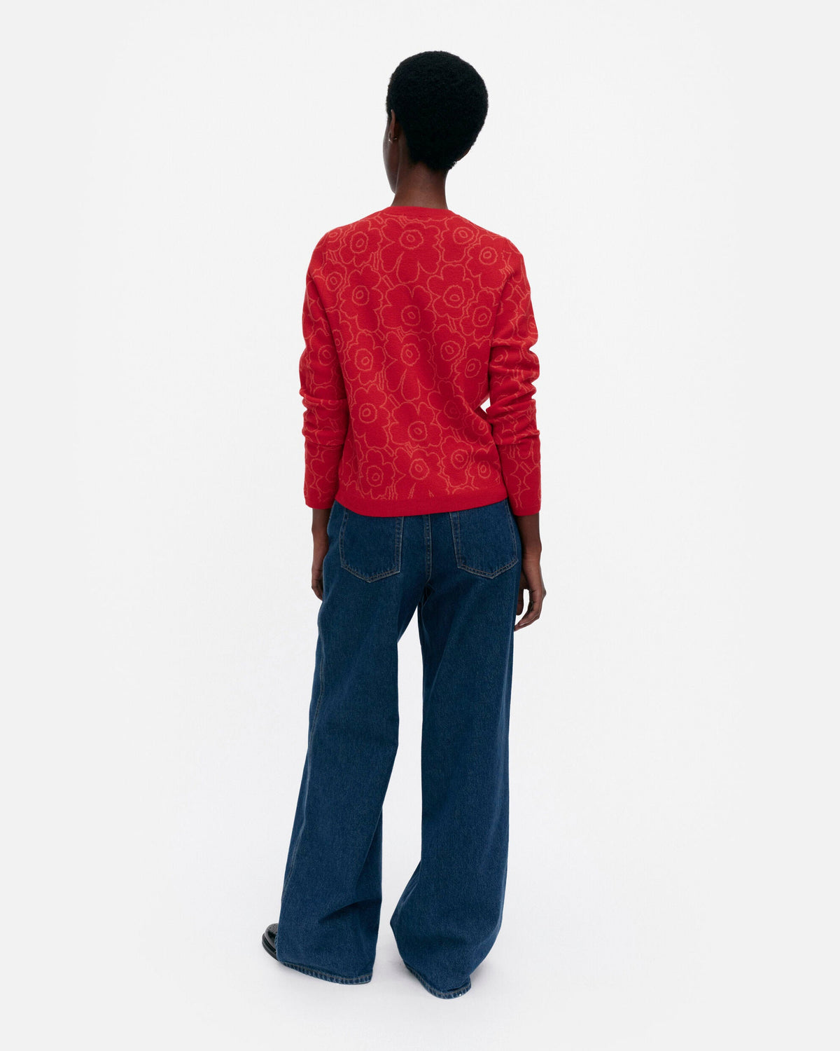 RWS Mutka Mini Piirto Unikko knitted cardigan