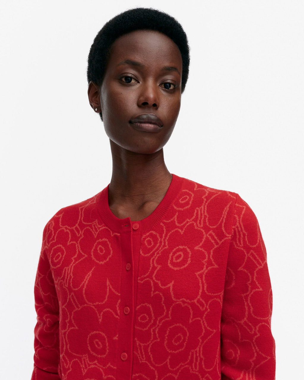 RWS Mutka Mini Piirto Unikko knitted cardigan