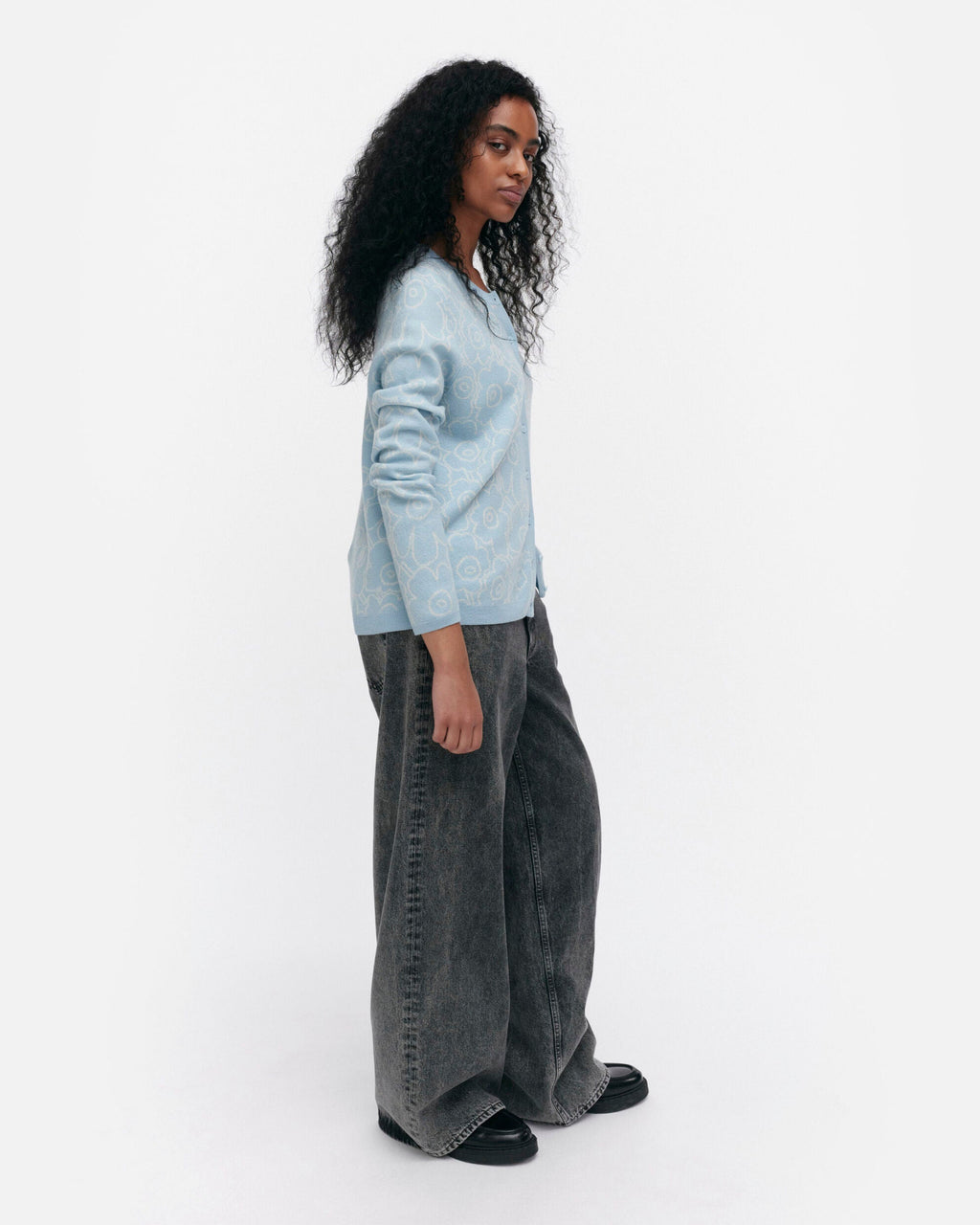 RWS Mutka Mini Piirto Unikko knitted cardigan