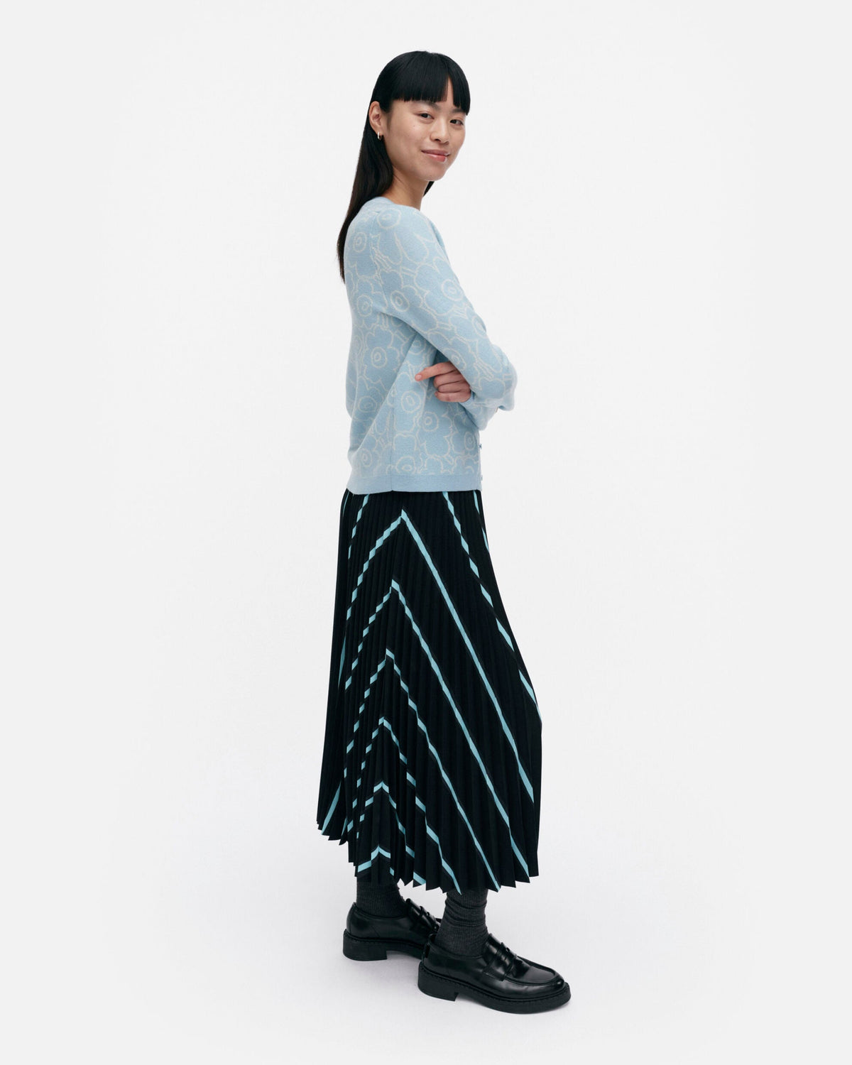 RWS Mutka Mini Piirto Unikko knitted cardigan