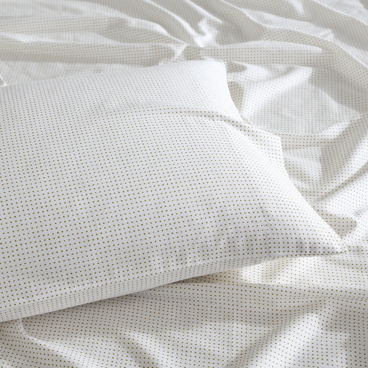 Marimekko Muru Open Light Beige King Sheet Set