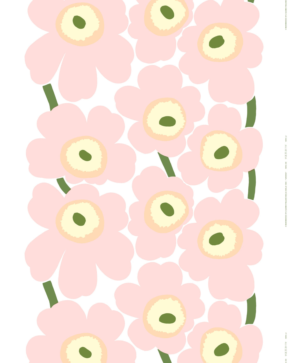 Unikko Cotton sateen fabric