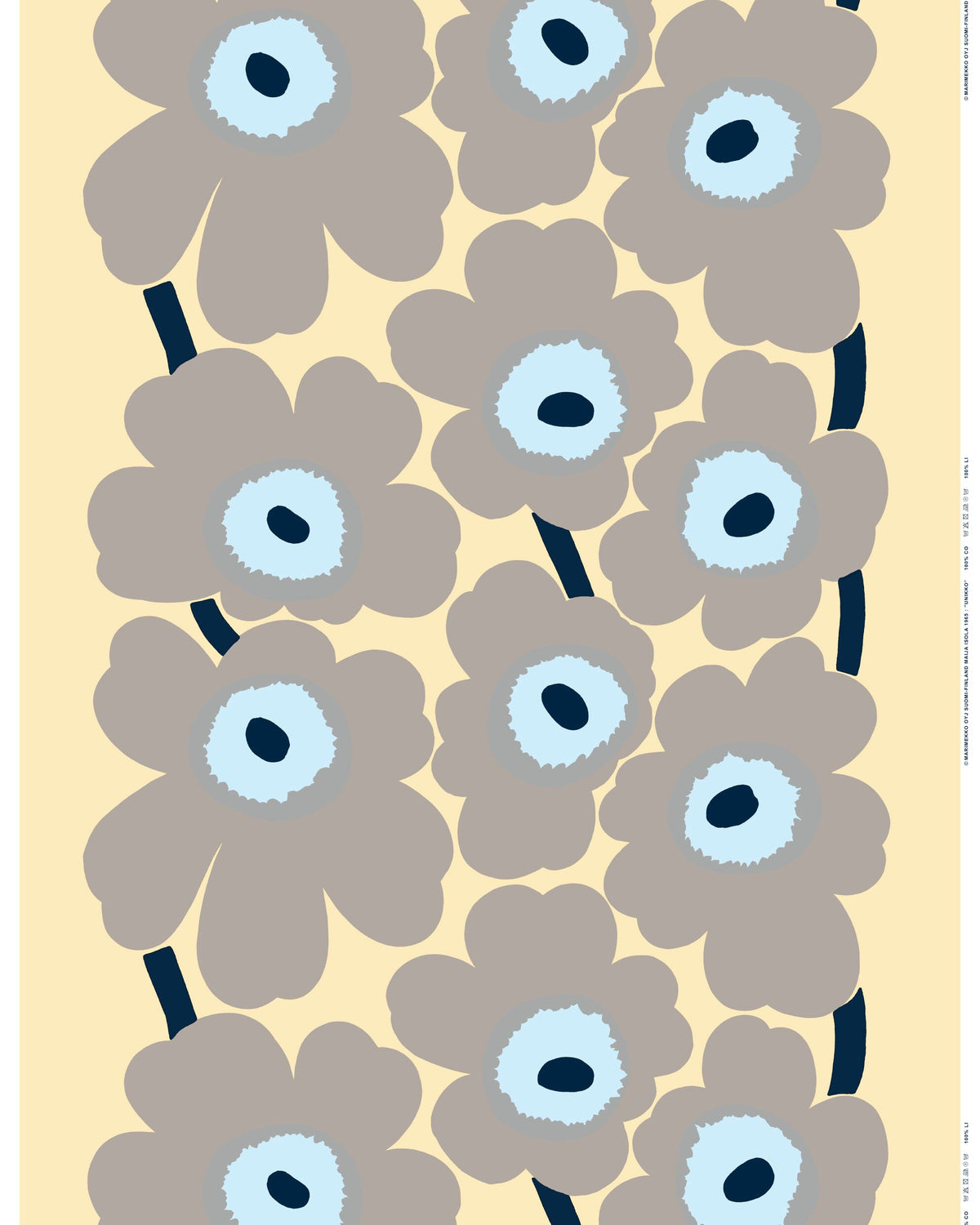 Unikko Linen fabric 10 m
