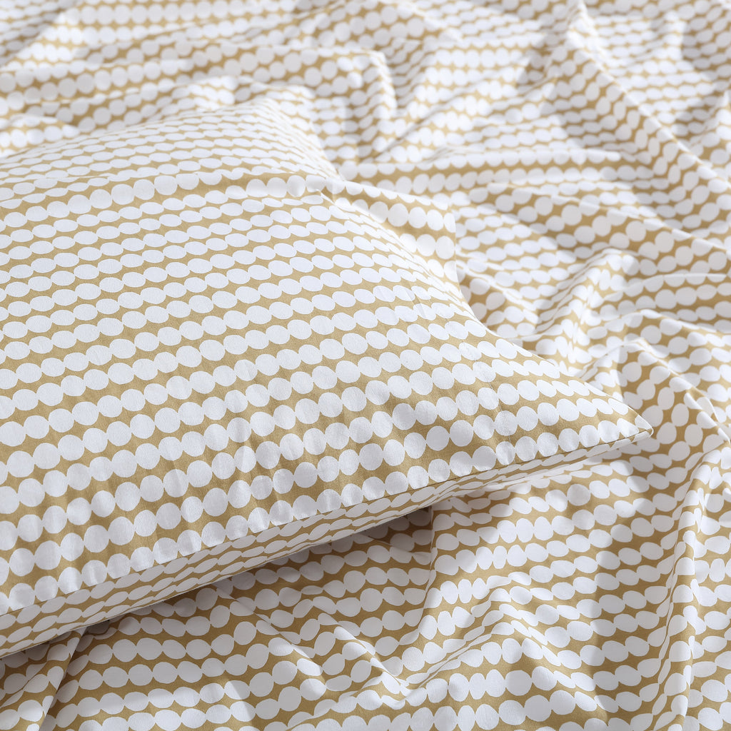 Marimekko Pikku Rasymatto Open Medium Beige Queen Sheet Set