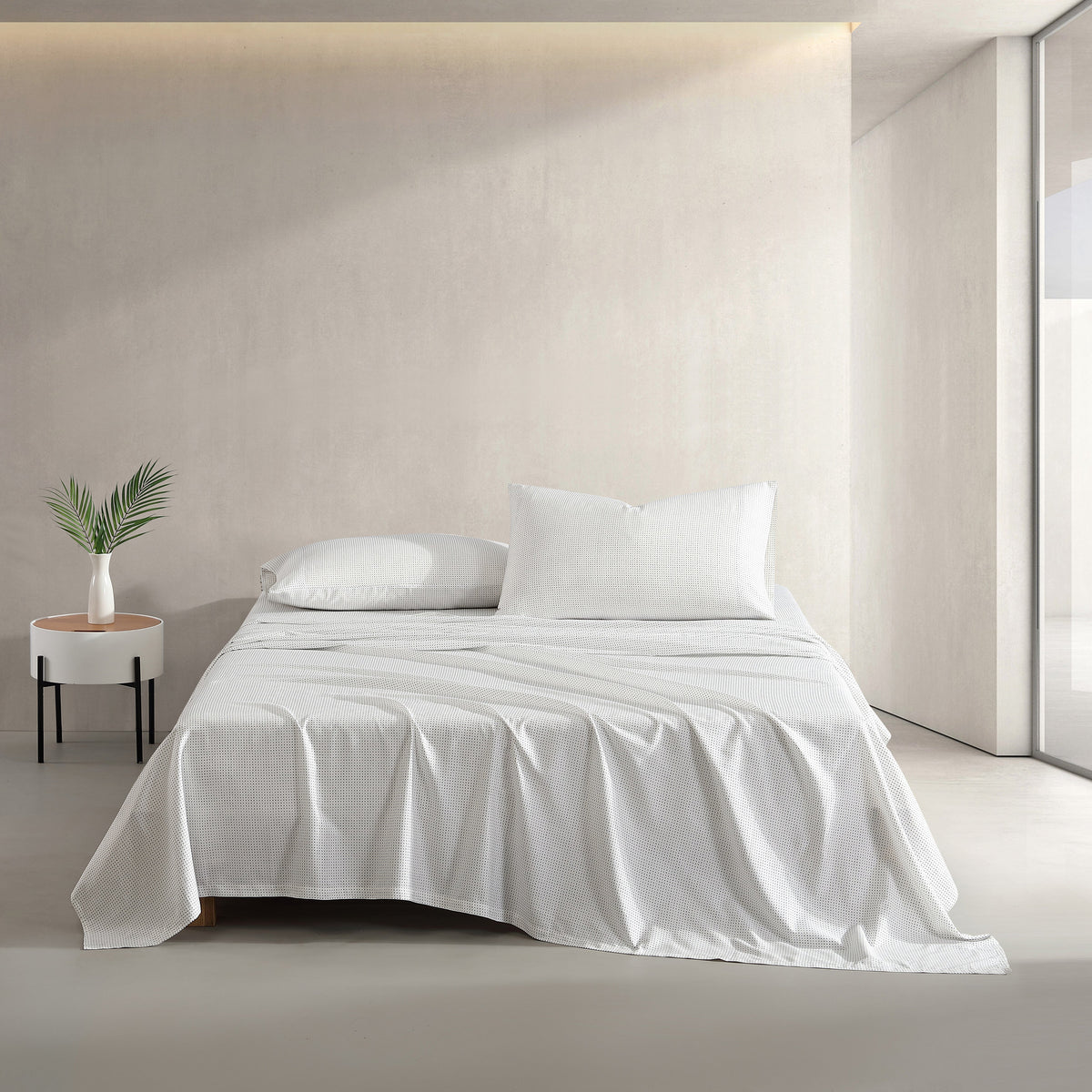 Marimekko Muru Open Navy King Sheet Set